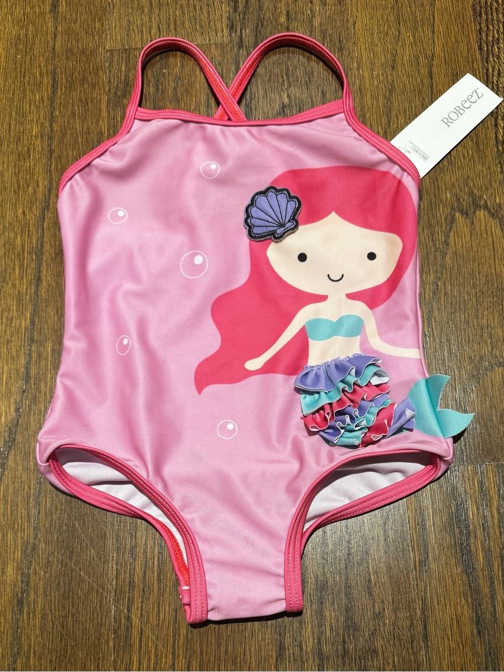 NWT Robeez Pink Mermaid Swimsuit